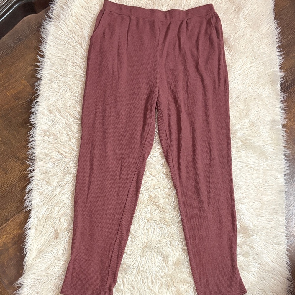 Cozy Thermal Lounge Jogger Pants w/Pockets